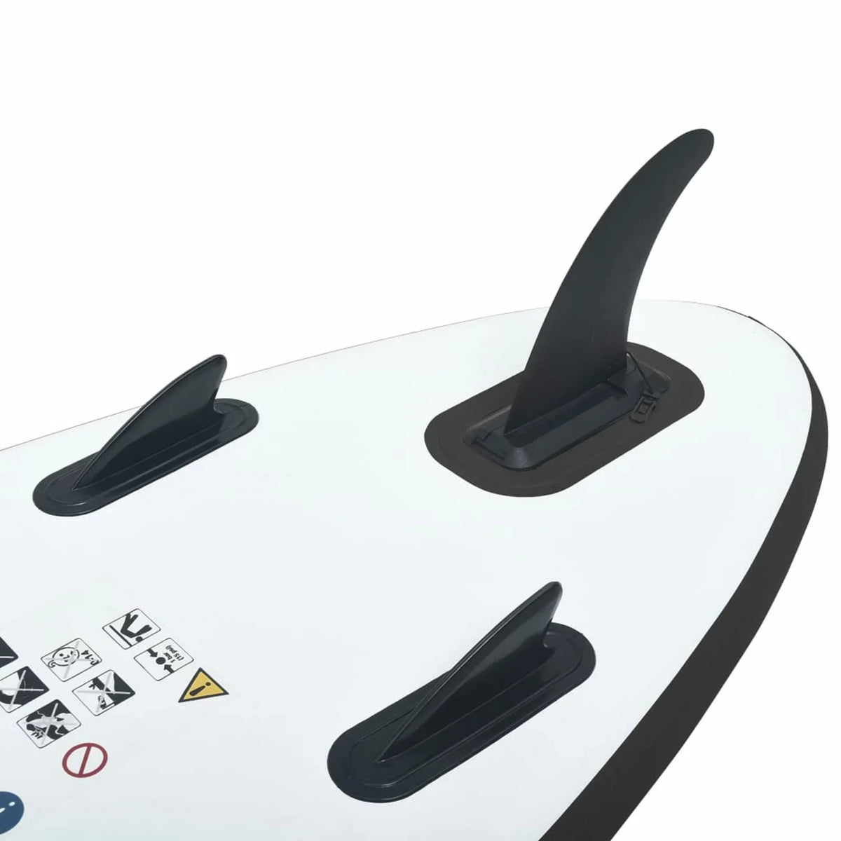 White Black OWSOO and Board Inflatable Paddle Set