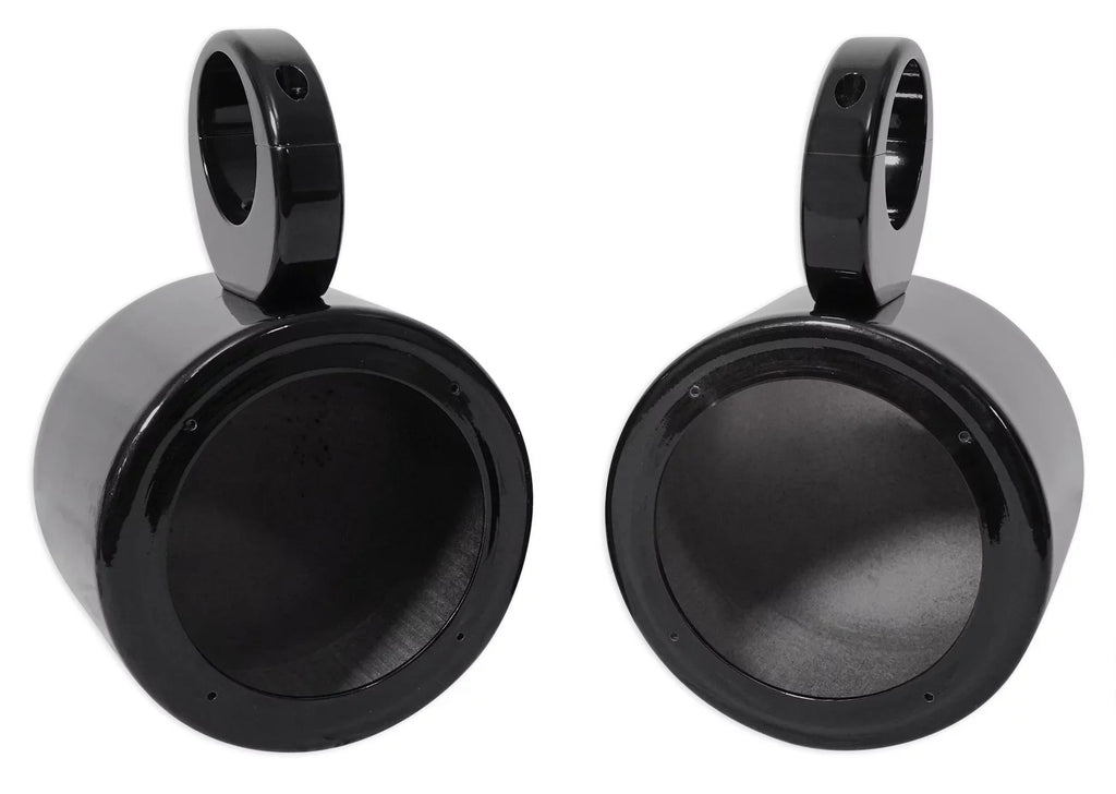 Rockville Speaker Mount 360° Black Swivel 2) Pods Surface Aluminum 5.25" MAC525B