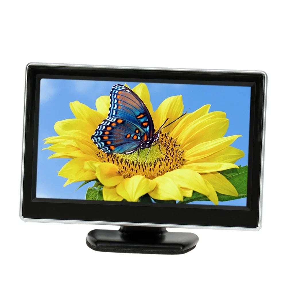 View System Car Rear with Camera Parking for Display Inch TFT and - Assistance 5 LCD Safe Reverse Parking Backup Monitor