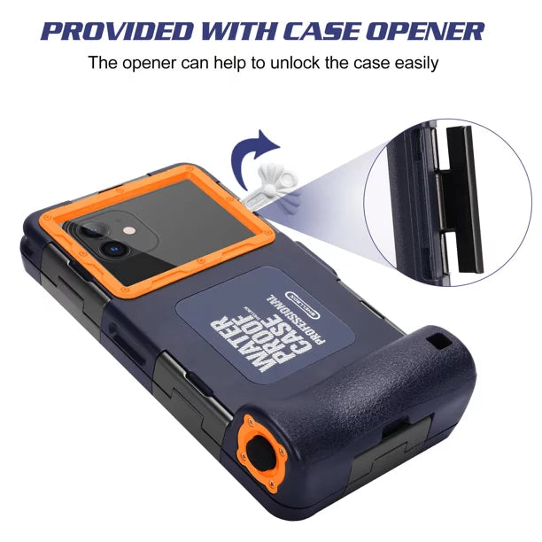 Housing with Protective UrbanX Swimming And LCD Surfing Waterproof Inch K7 Phones all Lanyard [15m/50ft] Snorkeling Up Underwater Photo Diving Case Video Professional 6.9 to Lenovo for