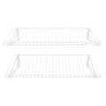 FG3H9100WHT Configurations Shelving Accessories White Rubbermaid 26-Inch Kit,