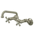 Wall Double Handle To 8-1/2" Elements Design Of 6" Chautauqua Es2138x Center Mounted
