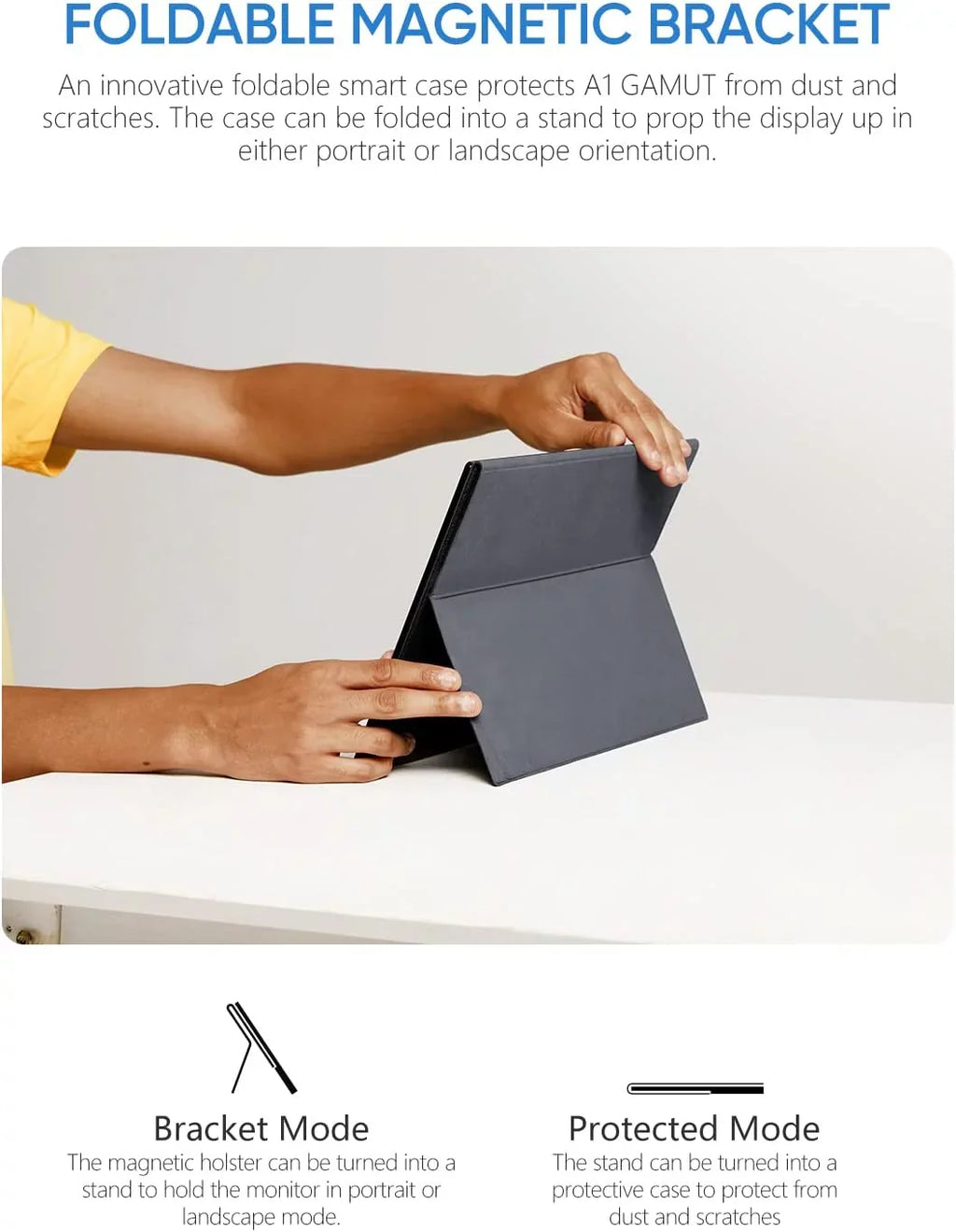 1080P C Portable GAMUT HDMI Portable Monitor A1 Arzopa Screen FHD Display External Monitor Laptop USB Computer - 15.6'' IPS