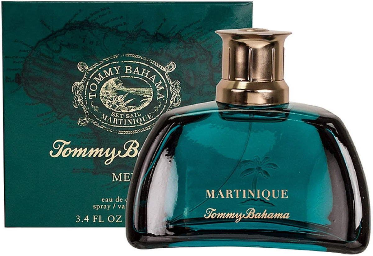 Spray for Eau 2) Martinique (Pack Bahama Sail of 3.40 Cologne De Tommy Men Set oz