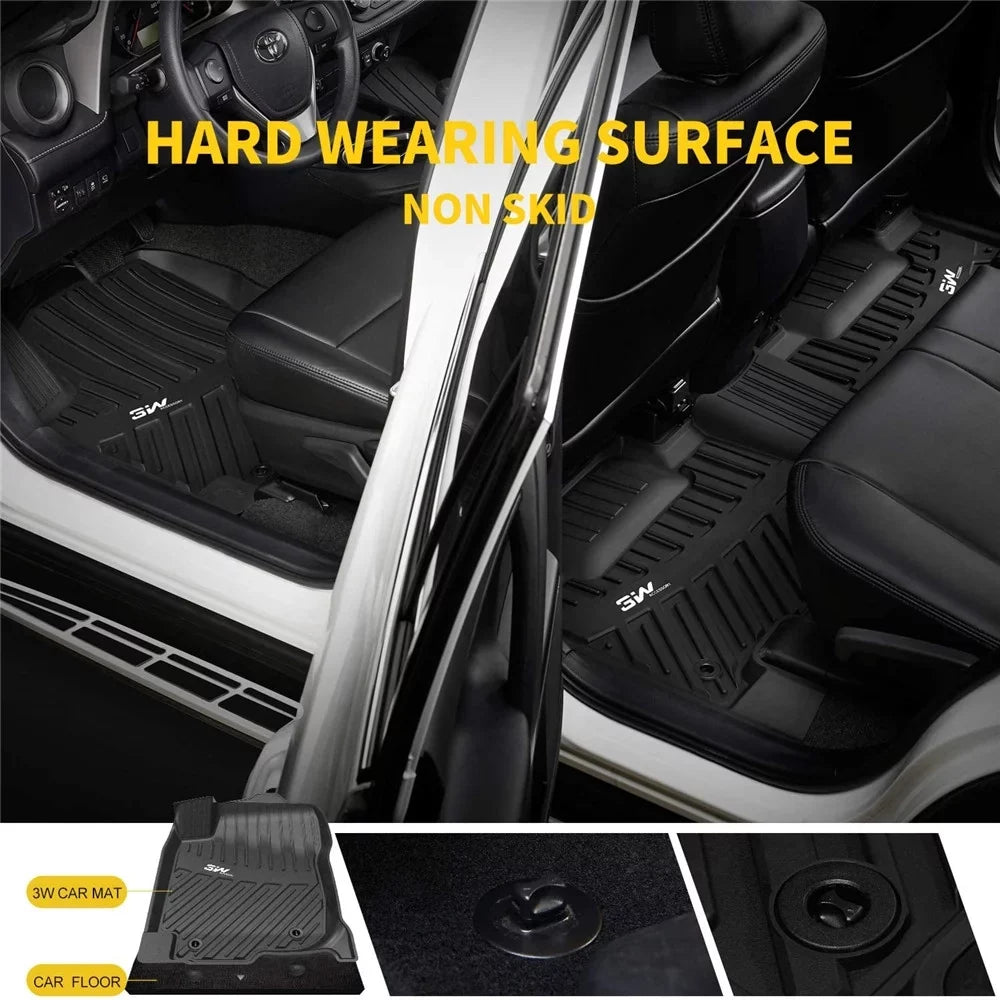 Logo Floor Jeep Unlimited 4-Door,Black Wrangler White Liner subwoofer with 3W - Weather &Trunk Mats&Cargo All JL Floor for JL mats Jeep Liners 2018-2021 Wrangler for