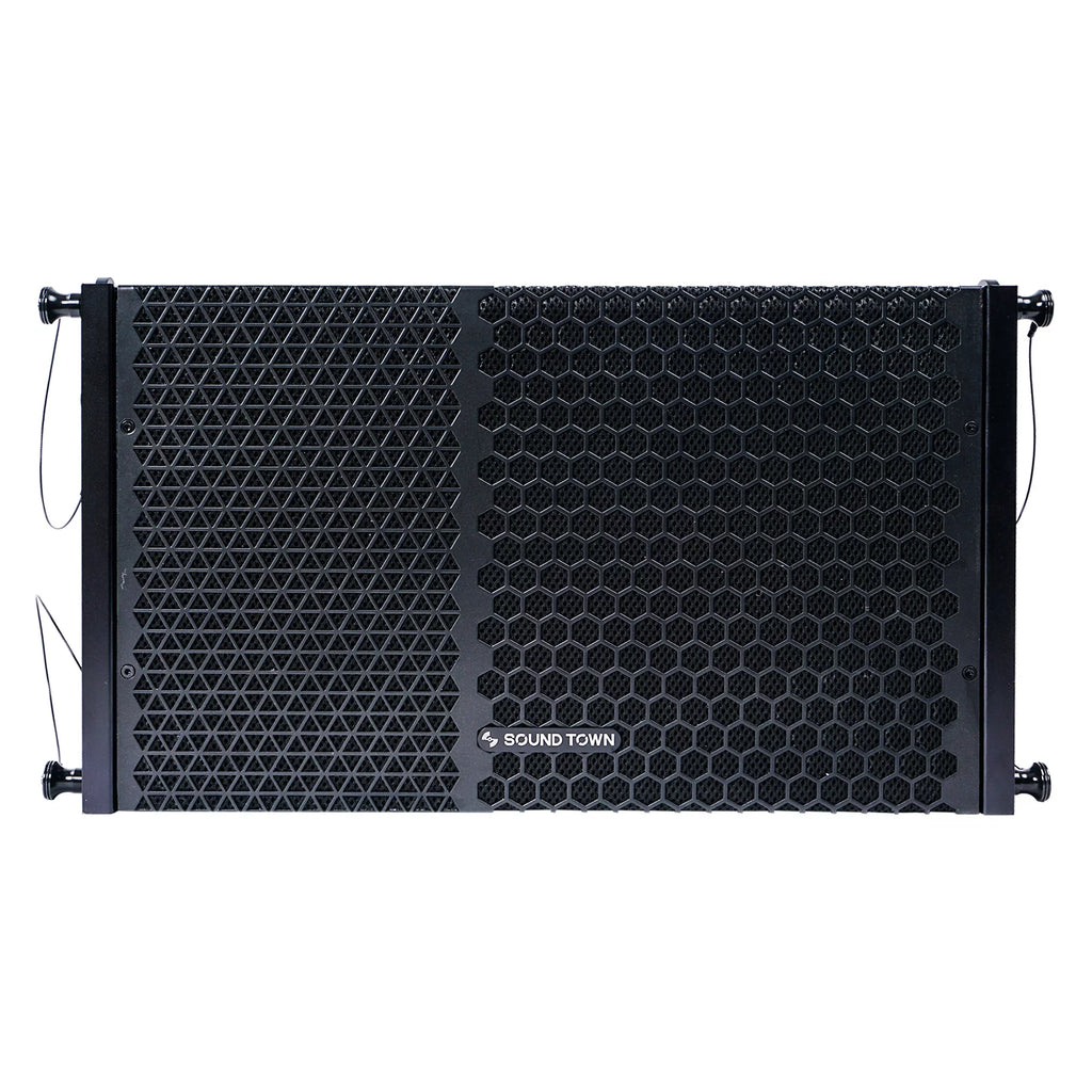 for Array Stages, 1 and Sound ZETHUS X System Black Town Speaker Series Powered Four 10-inch Line Clubs, Schools Speakers, Bars, Compact Restaurants, Array with Churches Line