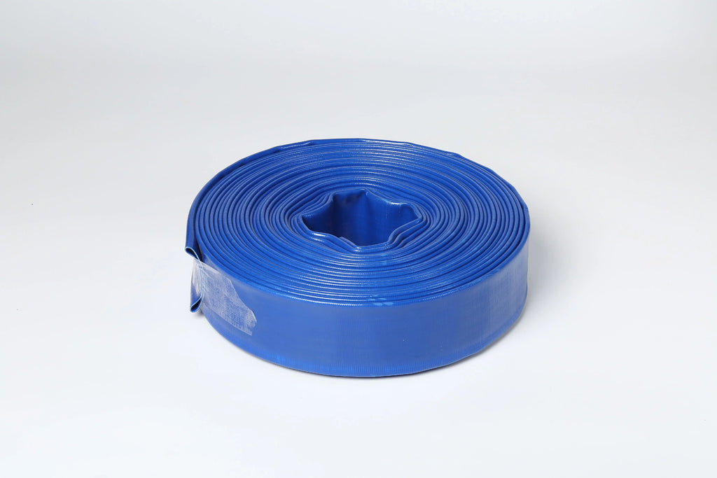 x (100) Discharge Hose Flat ft 1.5" and Duty PVC Lay In Pump 100 Dia Sump 1-1/2" Backwash Bar Heavy 4