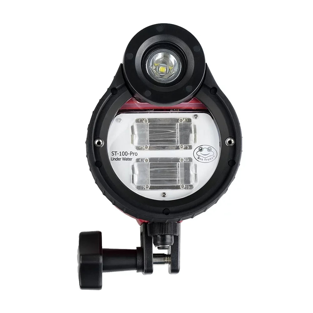 Optic with Housing Underwater Max. ST-100-Pro Photography Diving 5600K Diving for 100m328ft Case Flash frogs Strobe Sea Waterproof Cable