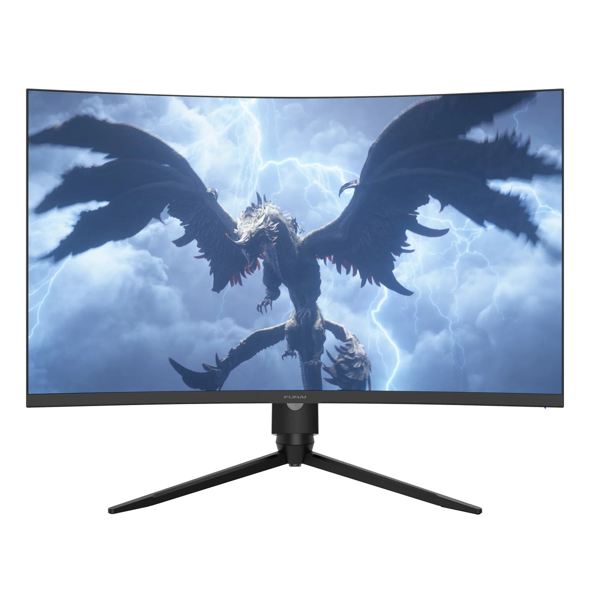 Gaming VA, FreeSync™ Premium Enabled FHD AMD HDR, Curved 240Hz, (FGM-32C545) 32" 1ms, Monitor Funai