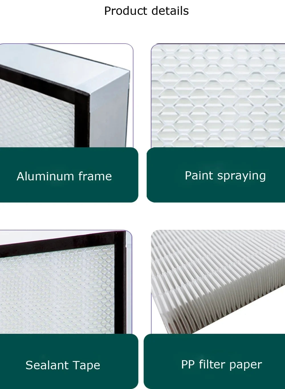 Use Hospital HEPA for Air Room Filter Free Dust INTSUPERMAI