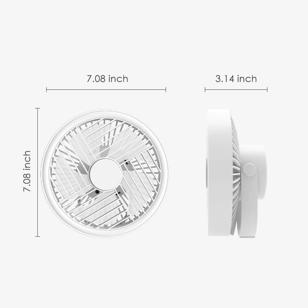 Mute Supply and JLLOM Bottom Hanging Long-distance Smooth Fan for Noise, Walls Surfaces, Air Versatile Light Glass