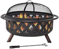 And Fire Moveable Grill Burning Efficient Pit Wood Pit Metal Caleb