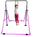 Monkey Tower Folding Climbing Balance Playground Jungle Gym Bar Height Gymnasts Adjustable Purple Bar Gymnastics Bars Training Expandable Junior Children Kip Athletic Horizontal Training Bar Bar