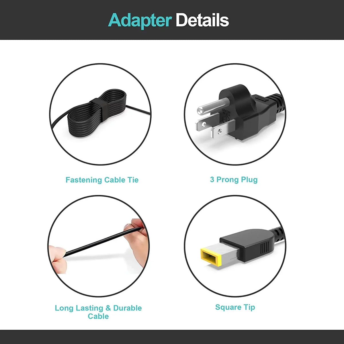 AC (81HE) Adapter Lenovo Charger for 230W Laptop ADL230NDC3A Legion Y740-15ICHg