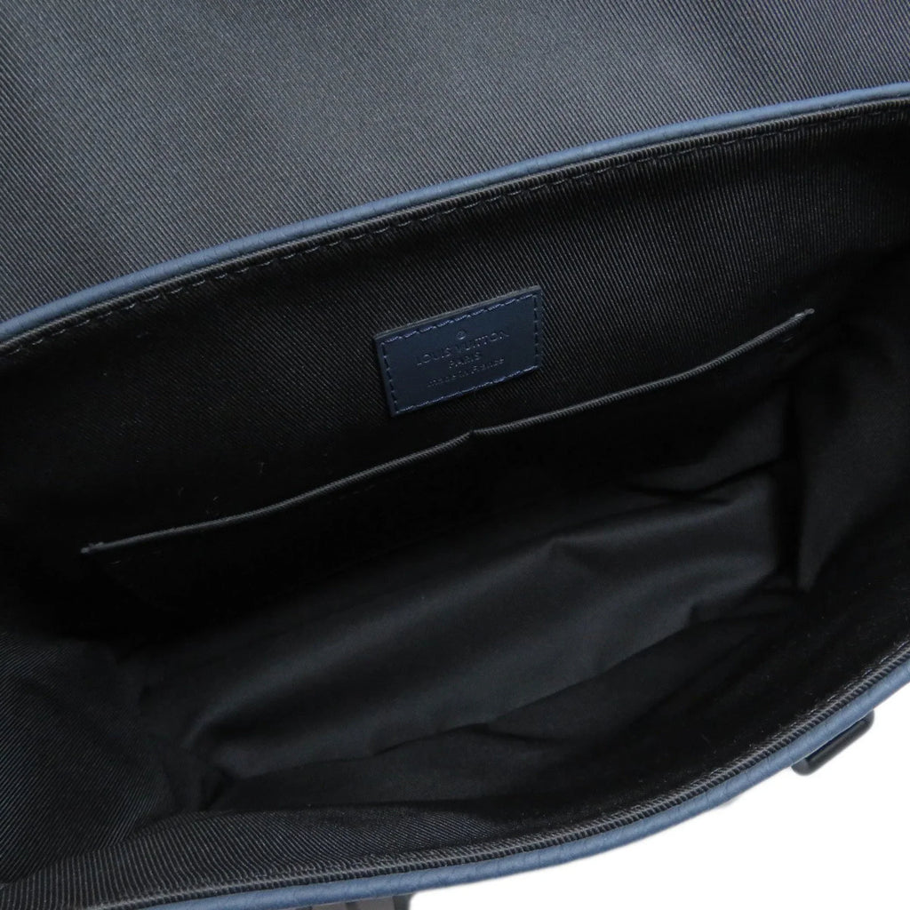 Christopher M58475 Taurillon Leather Shoulder Pre-Owned Bag (Good) Men's