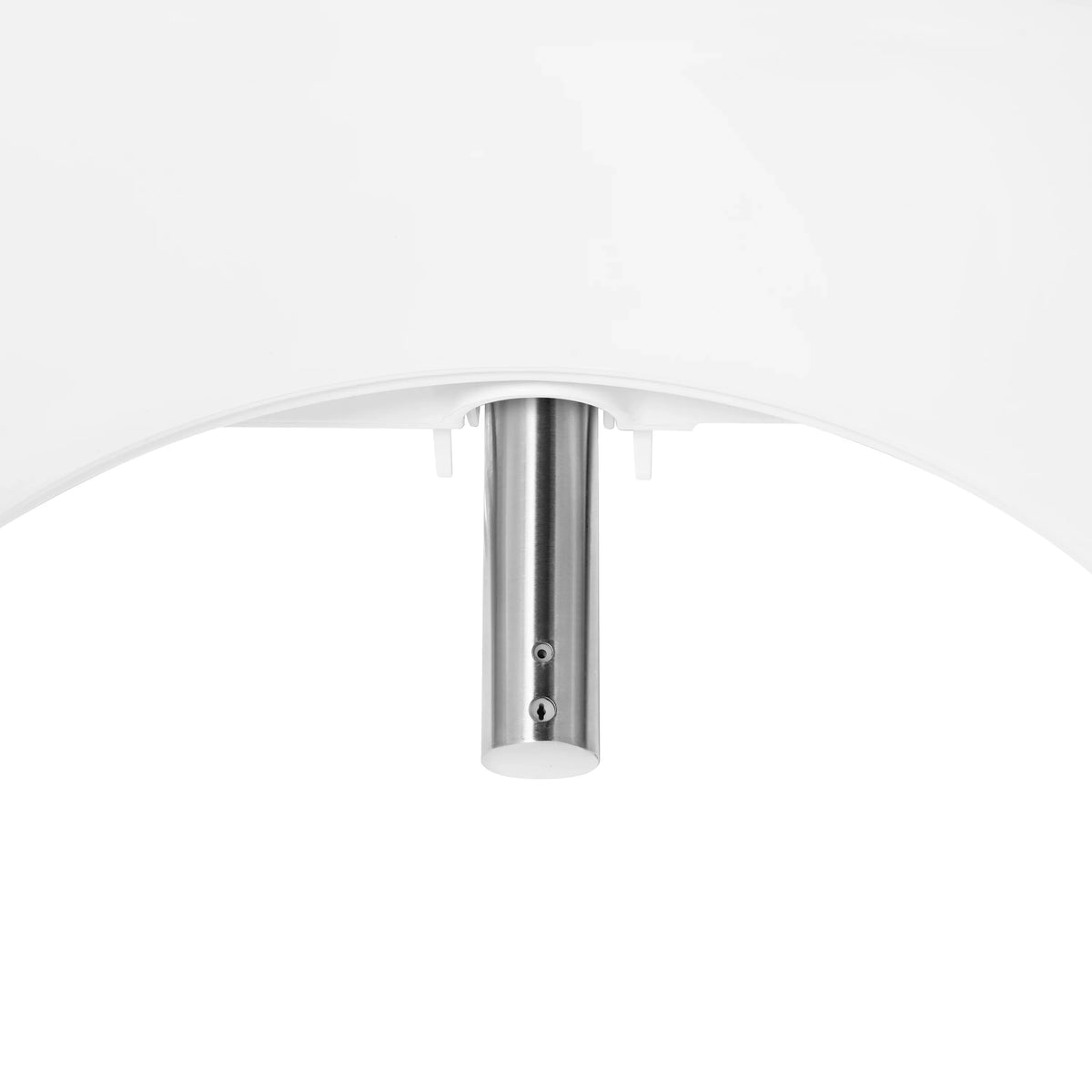 with Round DR801 White Air Seat Select Bidet Deodorizer, Warm and Brondell Sidearm Dryer Swash