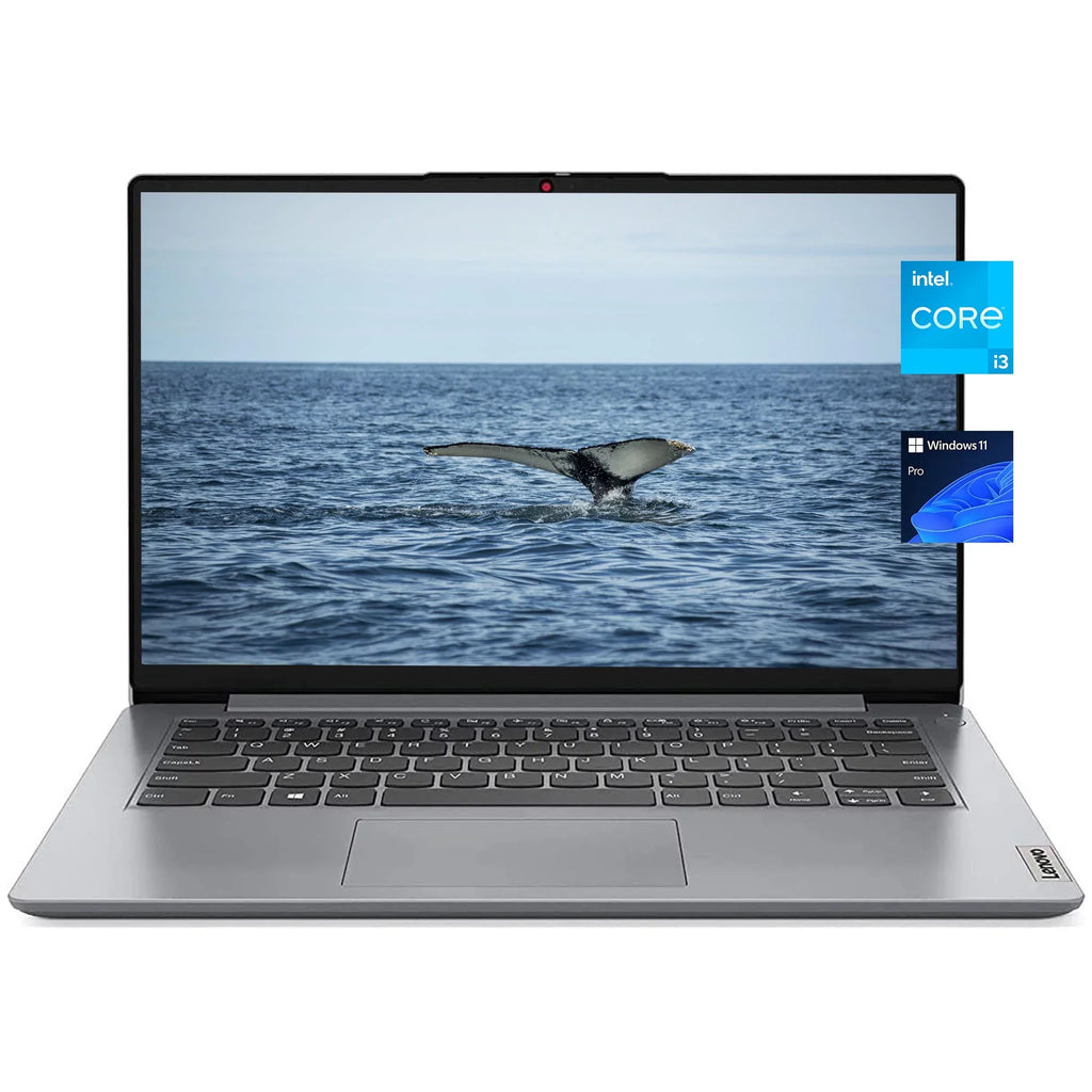 Lenovo HD Reader, HDMI, Laptop [Windows RAM, Fingerprint 14" 6-Core Pro] Gen Bluetooth Ideapad 20GB PCIe i3-1215U, Computer, 11 Wi-Fi, 12th 512GB Gray Business SSD, 5,