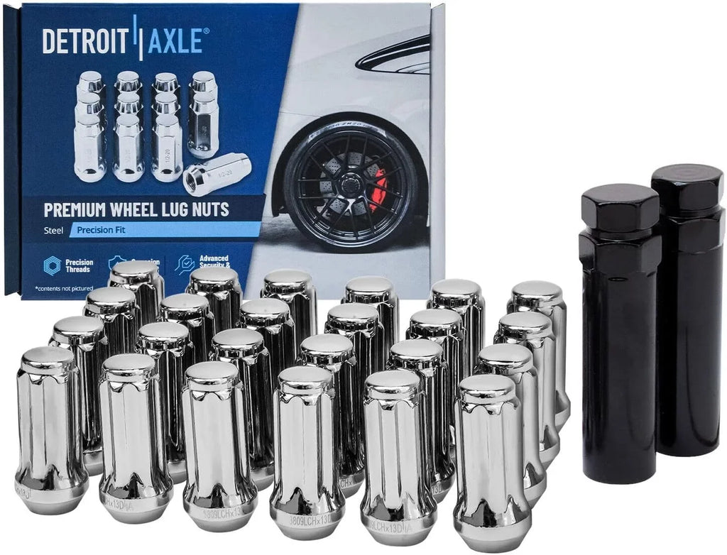Axle Wheel 4WD Tahoe w/Keys + 1500 Lugnuts Detroit for - Front Replacement Suspension Kit 2000-2006 Sierra Control Hubs 24pc Escalade Arms Silverado