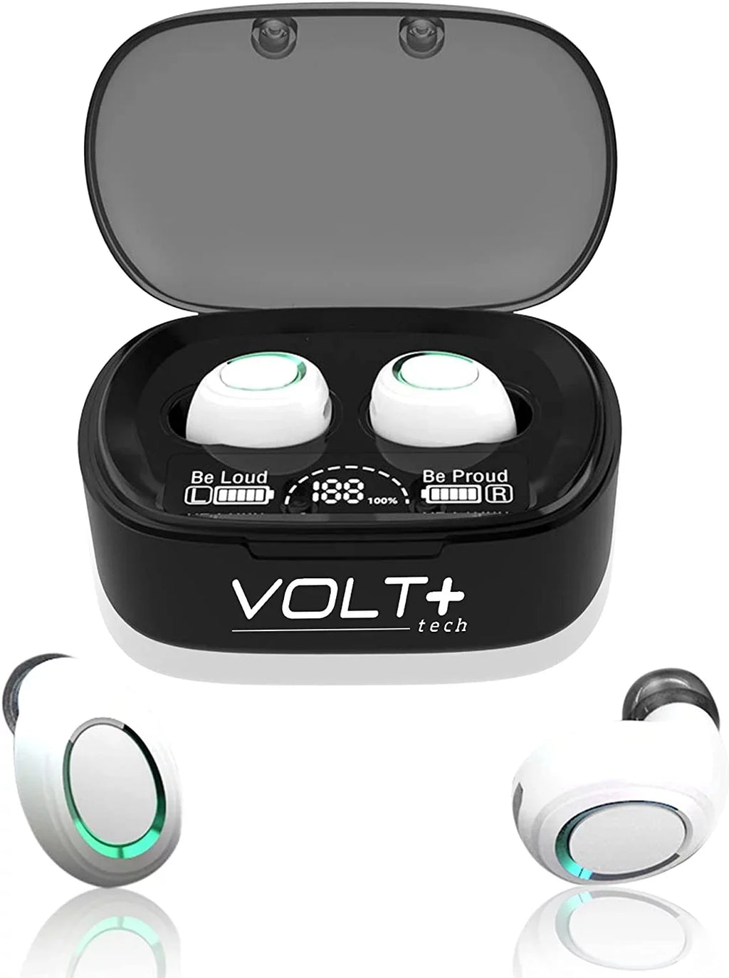 BlueTooth / IPX3 V5.1 / Sweatproof Note Mic Noise (White) Touch PRO Waterproof Compatible Galaxy with Reduction 10/Plus/Lite/+/5G/Note10 Wireless with Earbuds