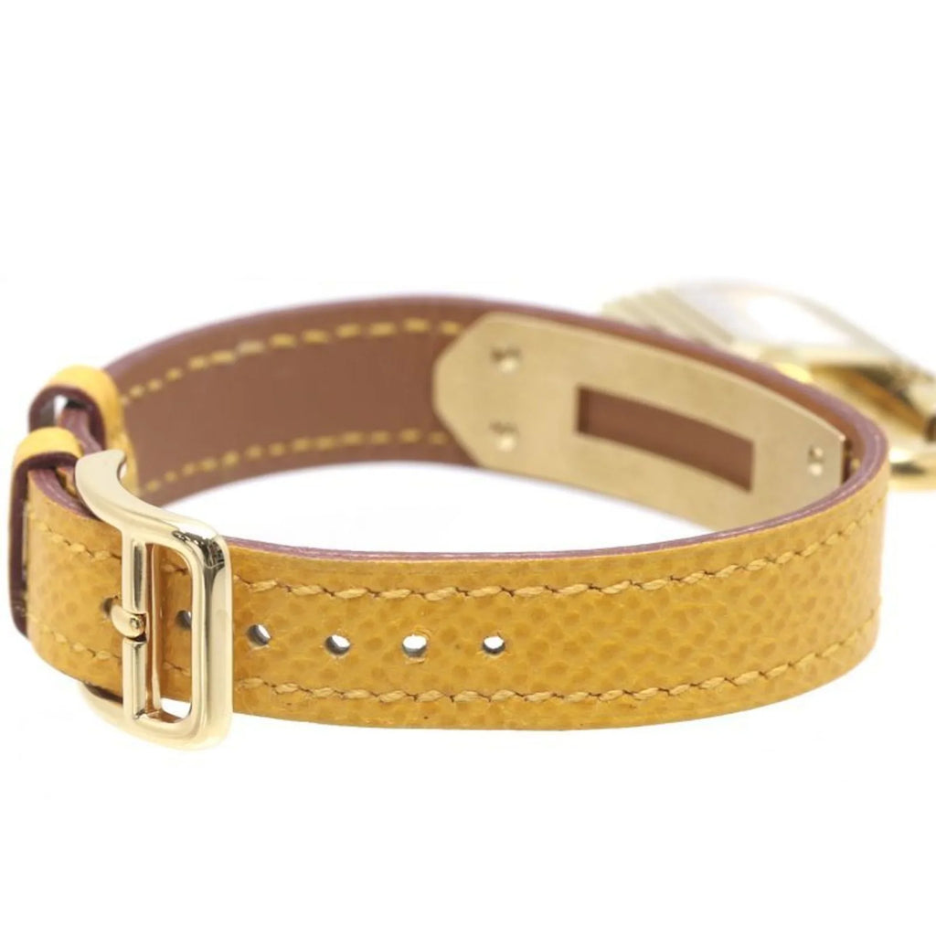 Epson 39261 plated) Watch ○Y (gold (Good) stamp Kelly Vaux Ladies GP Pre-Owned HERMES KE1.201 x