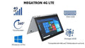 10 LTE-14.1” Pro, IVIEW Screen, High 1080 Megatron 1920 IPS 4GB/64GB Mouse 360° Resolution Windows 4G x and USB Touch