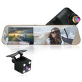 1080p Dual Cam, Touchscreen 4.3’’ Camera PLCM4567 Display Pyle - - System HD & Dash Vision, Vehicle Night Monitor Waterproof Backup with Cam DVR