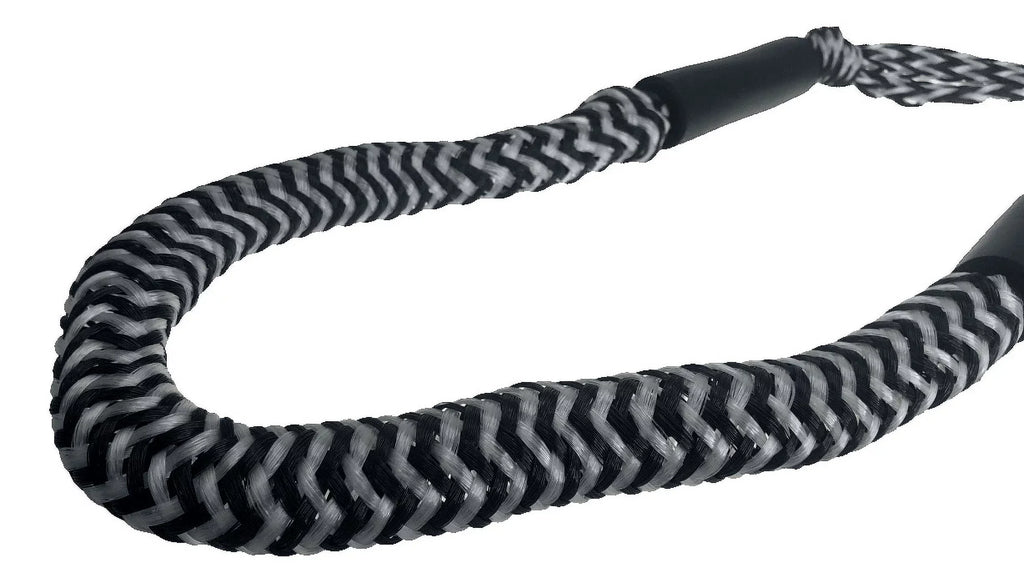 Fresh & and Salt Line Pack Water Boat SS316 Bungee (Black Ski Snap White) Hook with Jet Kayak Pontoon Rope 4'-5.5' 2 Pactrade Use Dock Mooring Marine PWC