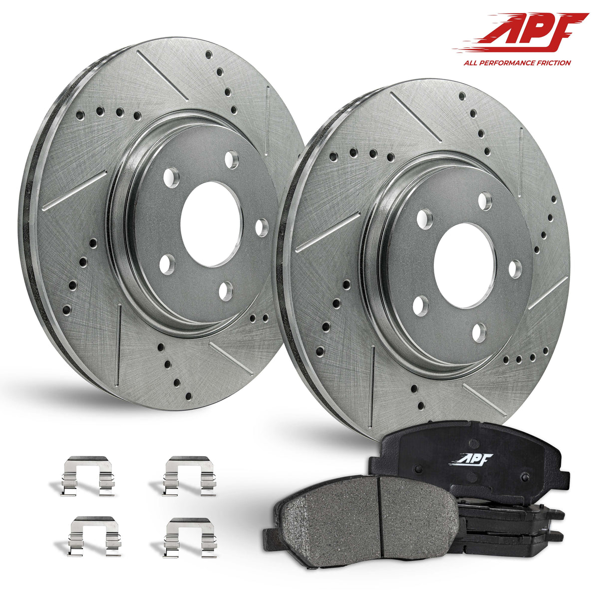 Front for + Ceramic Pads Rotors Zinc 4WD 2003-2011 Ranger Brake Drill/Slot