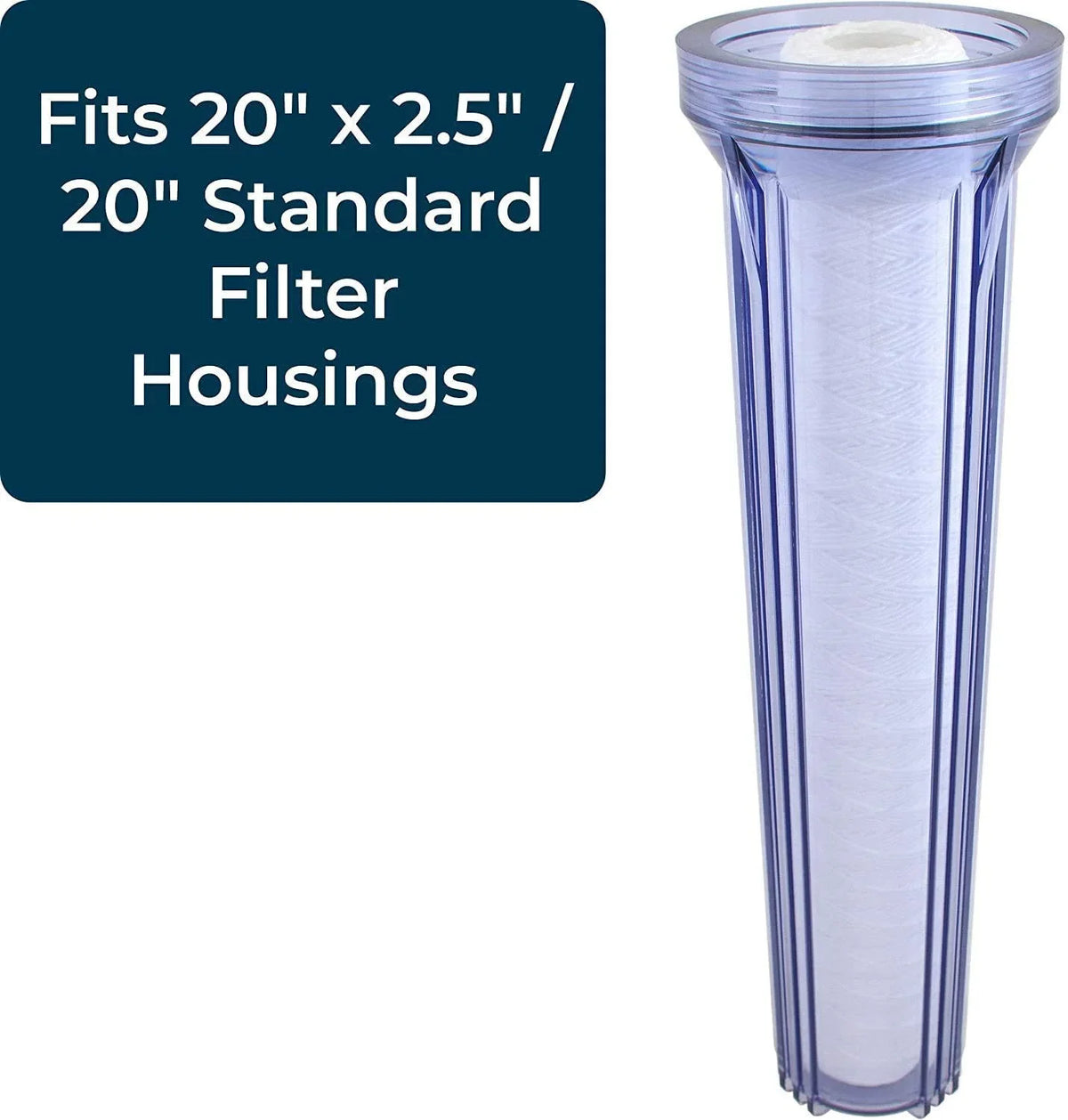 20x2.5 Micron Water String-Wound SpiroPure 20) Cartridge SP-CW50-20 50 SWC-25-2050 Filter Sediment of Polypropylene (Case