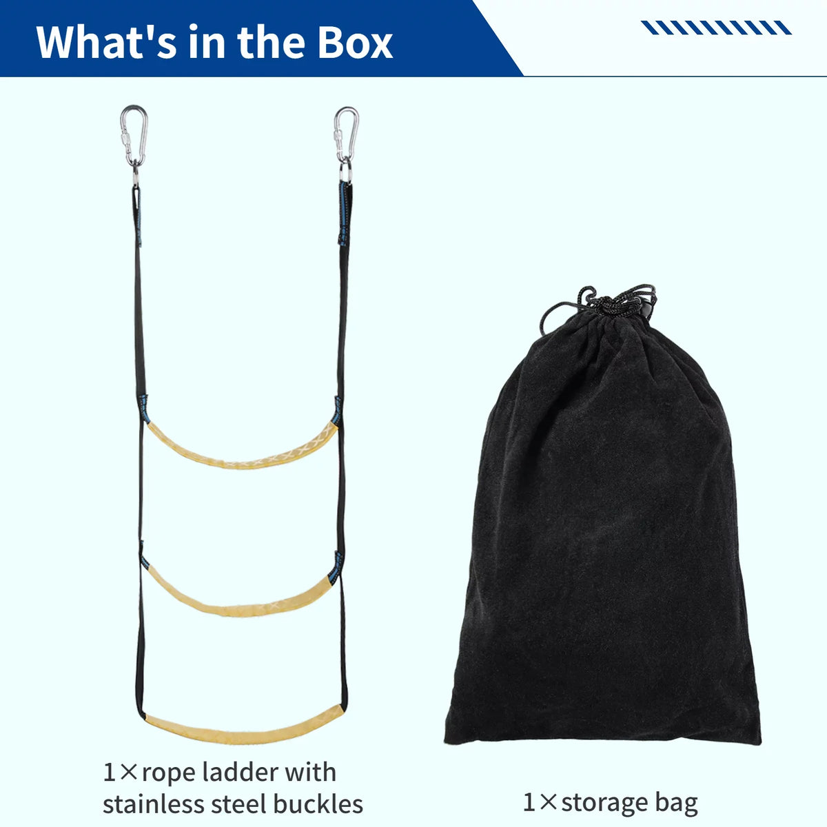 Ladder, Motorboat Boarding Rope Rope Ladder for Boat 3-Step Kayak, Canoeing, Marine Climbing Boat, Ladder, Sailboat, Inflatable Folding Portable