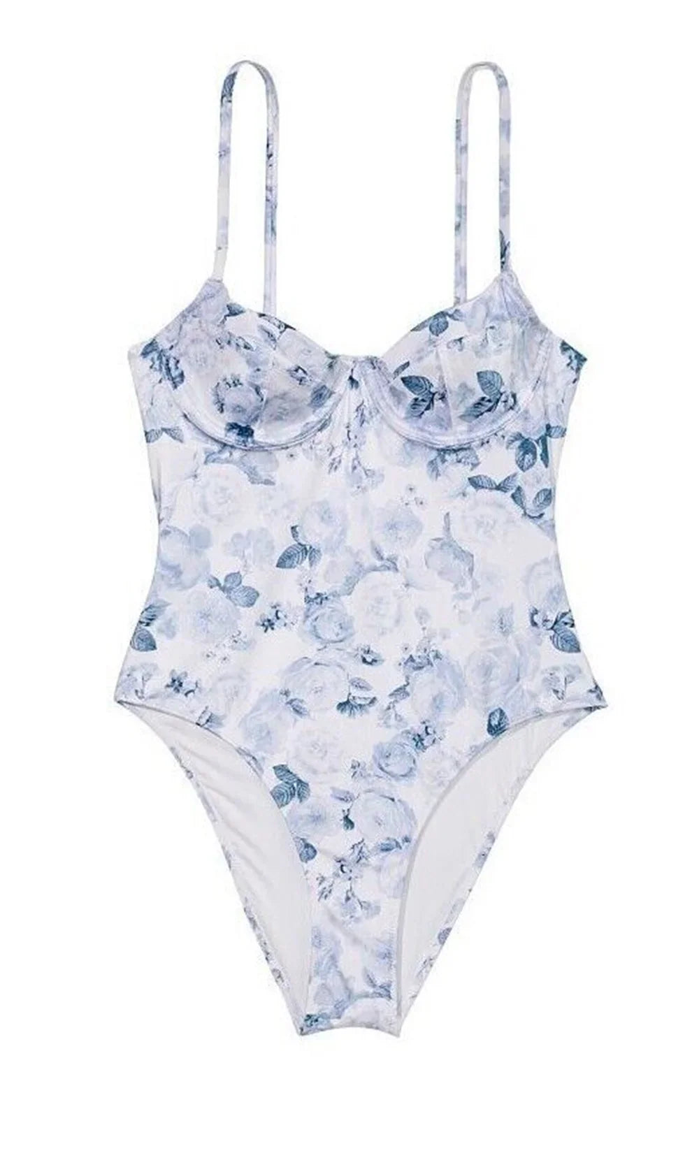 Secret Victoria's White Size Swimsuit Wicked Piece Blue One Essential NWT Toile X-Large Rose