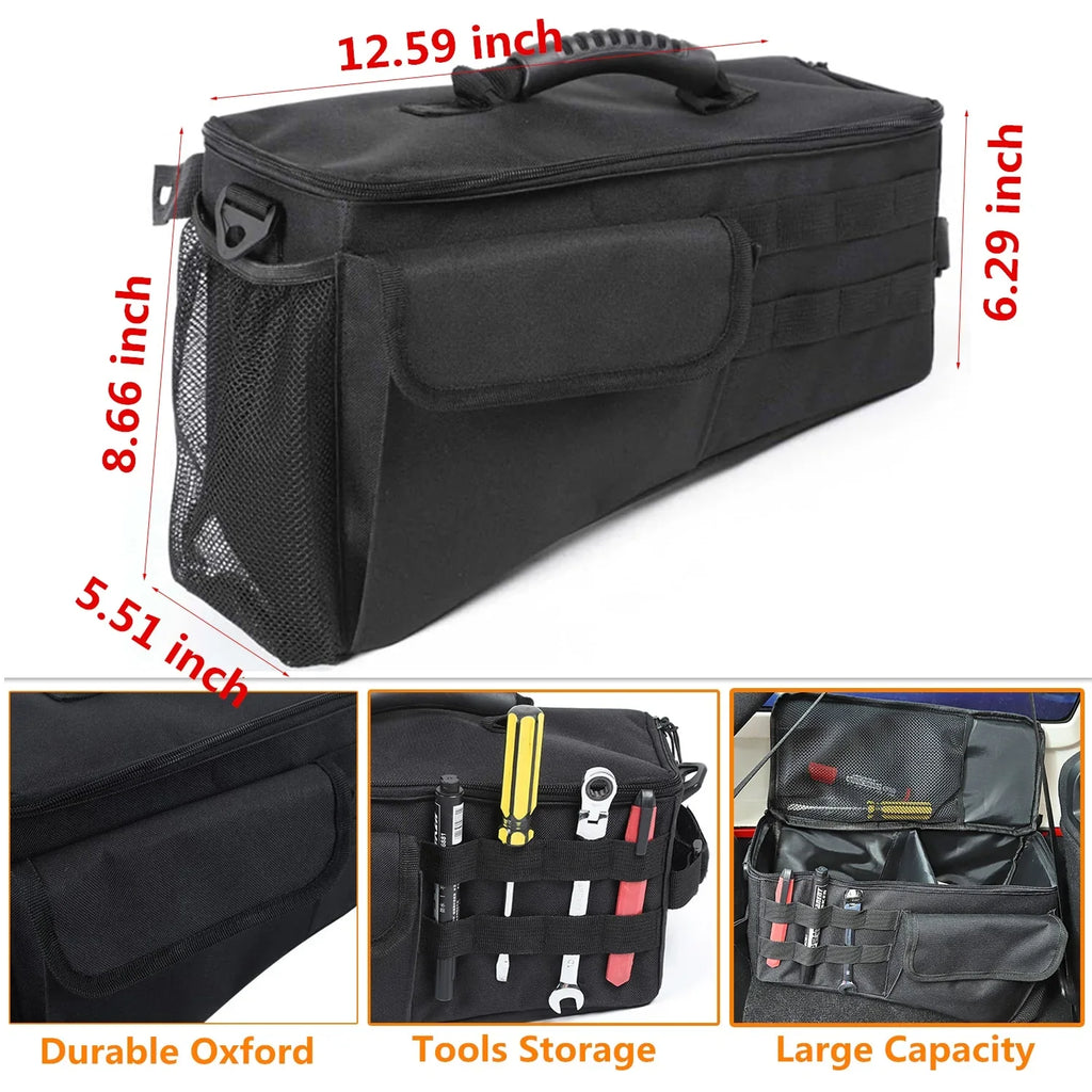 4 Tidying Side Interior JL JK Car 2024 Doors for Accessories Bag Tray Tool Jeep Organizer 2007-2024 Stowing