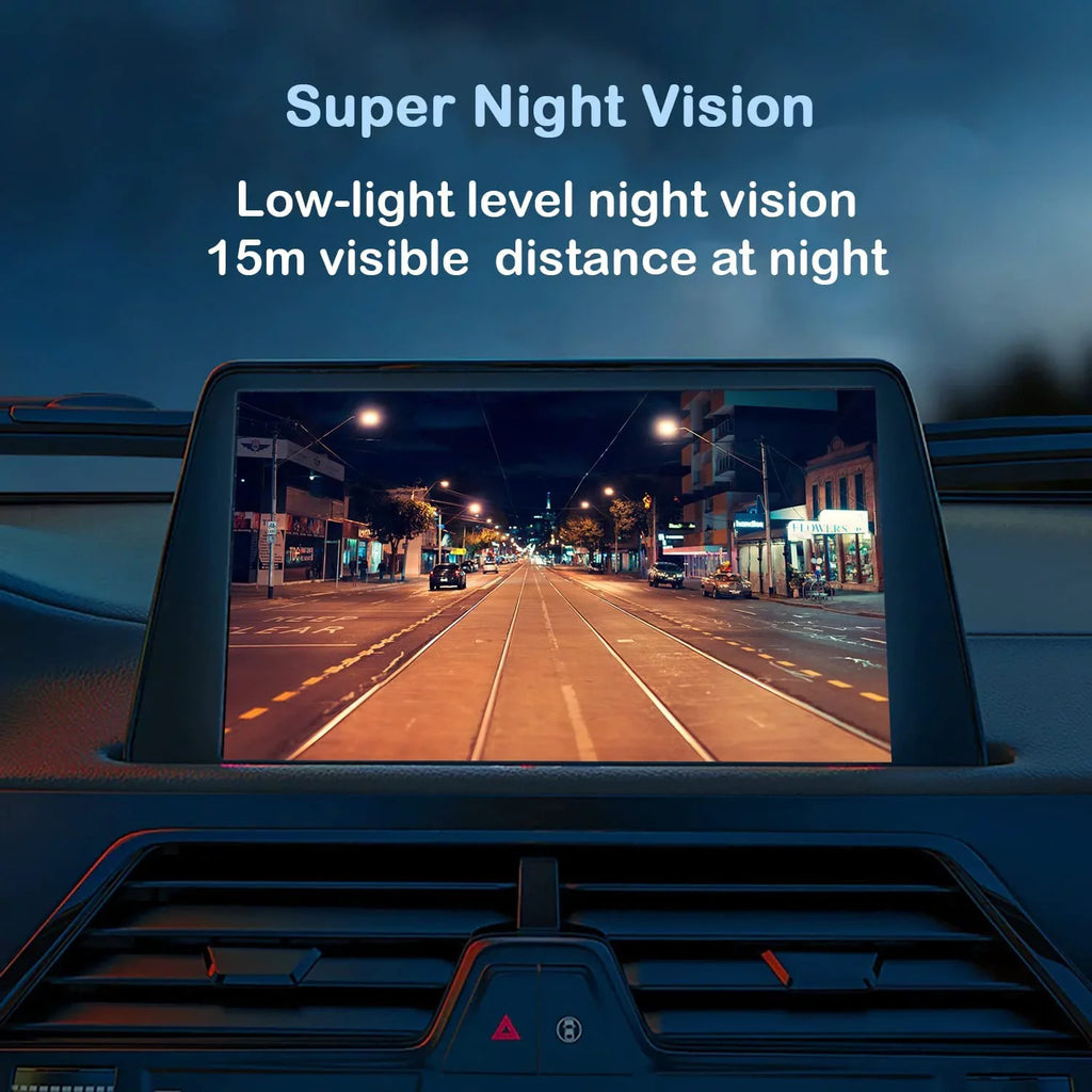 Rear Waterproof with Pioneer Radio DMH-100BT AVH-120BT 170° Angle HD View AVH-2550NEX License CAM110 Car Night Camera DMH-160BT Plate Vision AVH-210EX Backup DMH1770NEX Compatible DMH-WT8600NEX