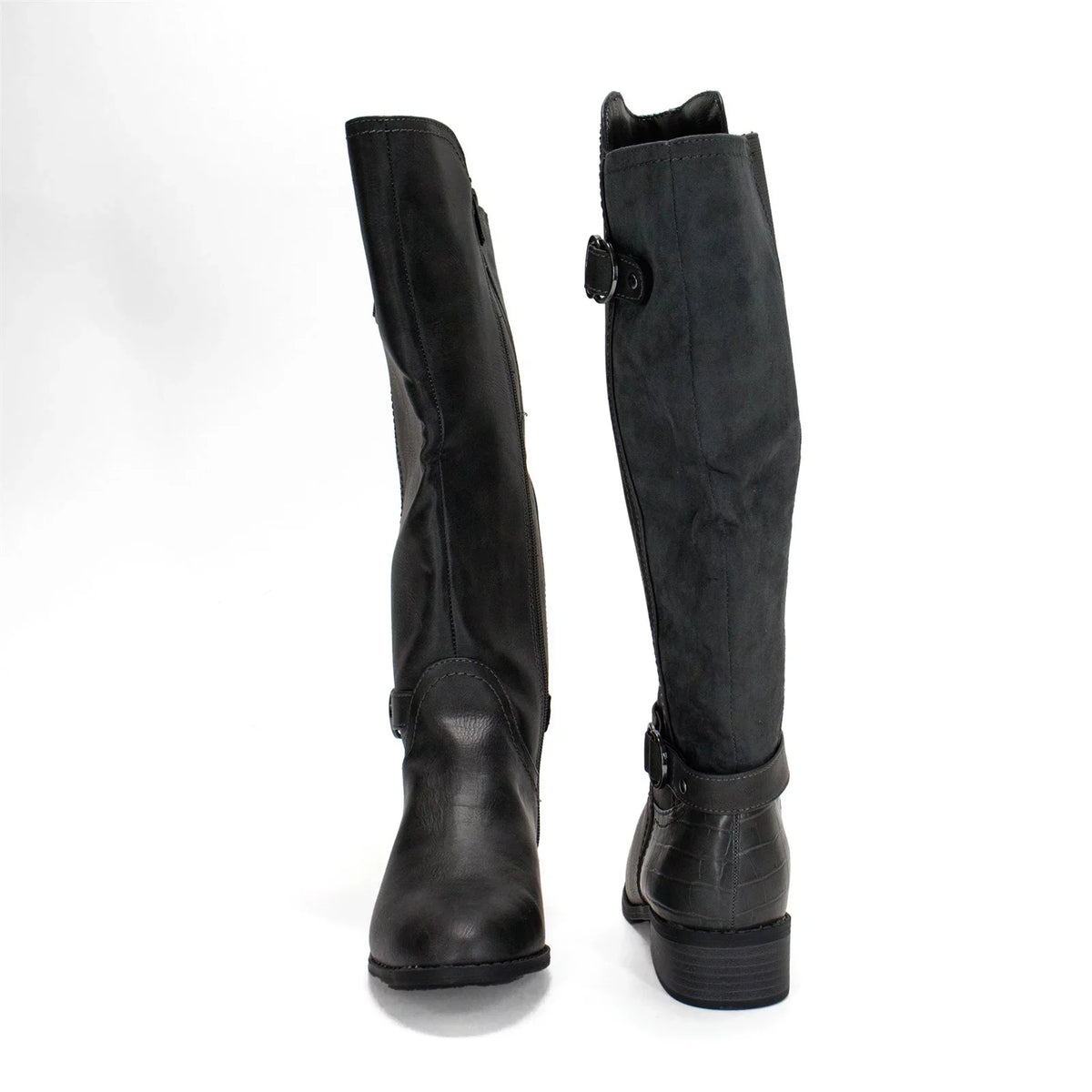 Extra Women's Boot, Karen Scott Leandraa Calf Riding US M Wide Grey,8