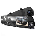 Dash System HD 1080p Vehicle Rearview Mirror 4.3" Recording Camera Cam Pyle Dual