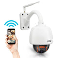 in Hi-Res Optical 4x Weatherproof 32g Outdoor Camera Cam IP WiFi - SD Zoom PIPCAMHD47.5 with - PYLE Built HD