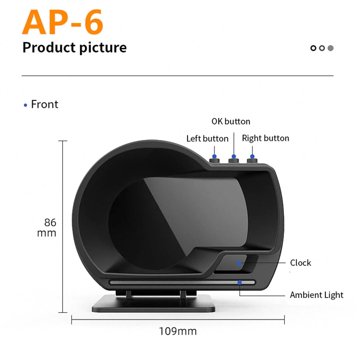 Alarm OBD Safe Definition Fault OBDⅡ+GPS Vehicles Fault Tool Speedometer All Elimination Computer Display, Driving Gauge High Overspeed Car Diagnostic Smart for HUD Car Code