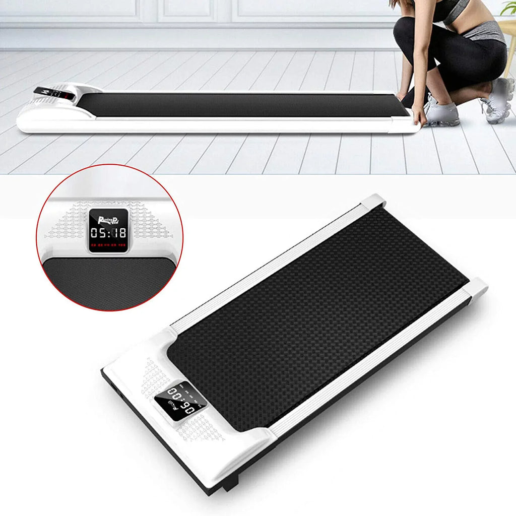 Miumaeov Machine Portable Fitness Treadmill Office Home Pad Walking Mute Running Electric