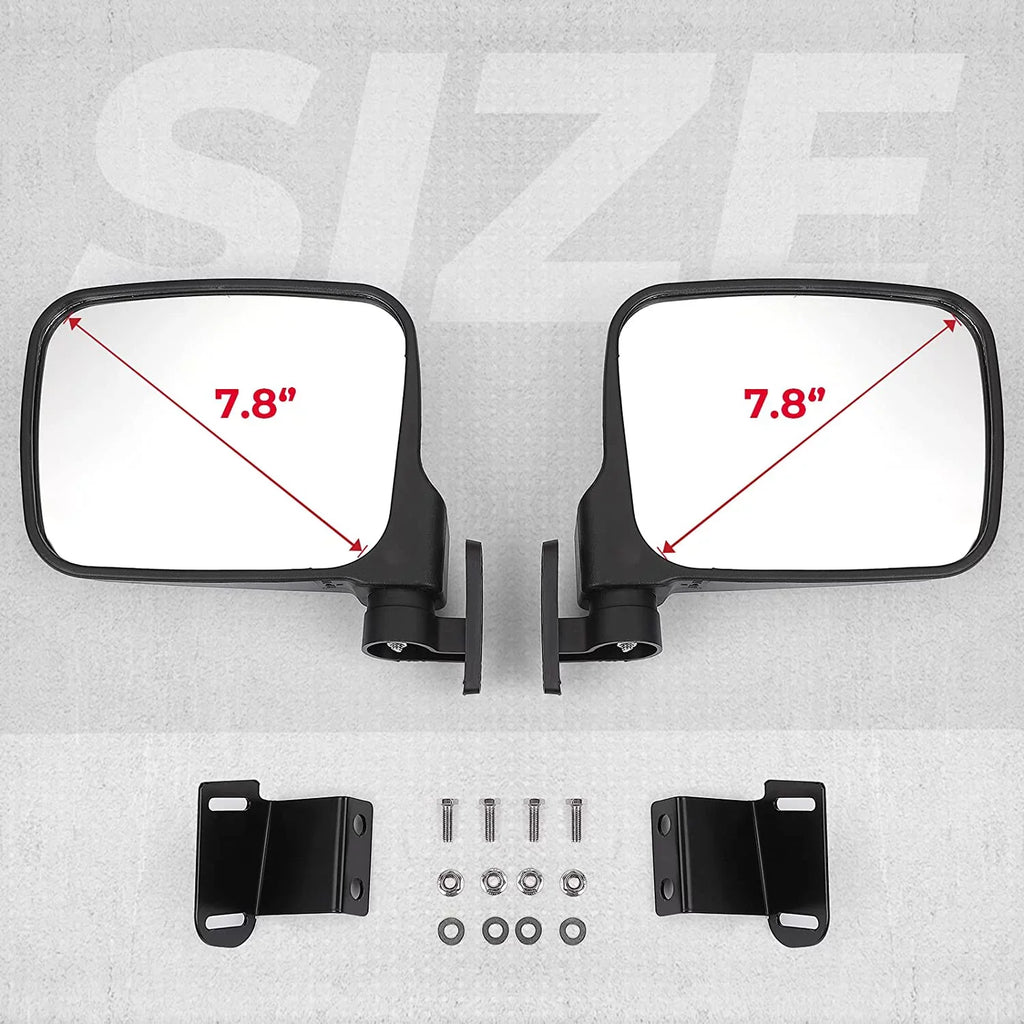 Kemimoto Side with Polaris UTV 900 500 570 Rear View Mirror Ranger 2015-2022 Compatible Mirrors