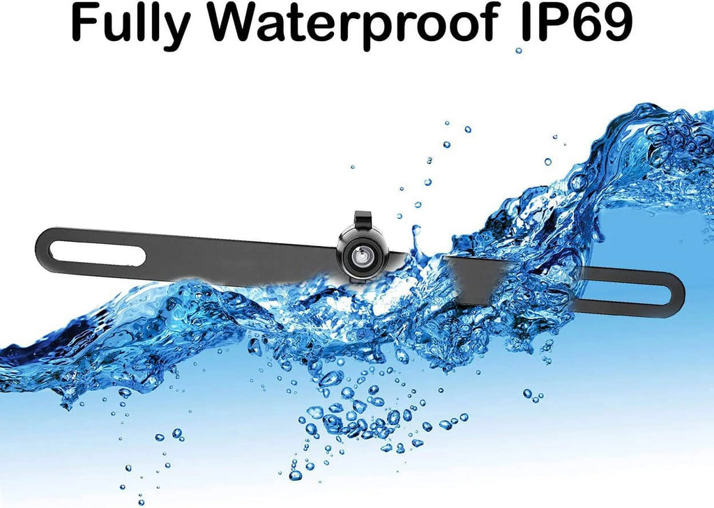 Rear Waterproof with Pioneer Radio DMH-100BT AVH-120BT 170° Angle HD View AVH-2550NEX License CAM110 Car Night Camera DMH-160BT Plate Vision AVH-210EX Backup DMH1770NEX Compatible DMH-WT8600NEX