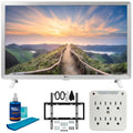 Kit, Smart 24" LG Slim Class Flat TV,23.6" Wall HD Screen Cleaner Universal Mount 24LM520S-WU
