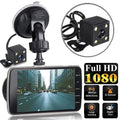 Cam Full Dash Front Angle and Backup with Dash Cam Vision Dual Night Camera Wide Mabozo Rear,Driving Camera Recorder HD 170° Dashboard