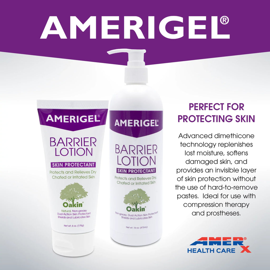 All Tube) Chaffed Lotion Skin Skin Invisible | Types - (6 Protectant AMERIGEL oz. Skin Barrier |