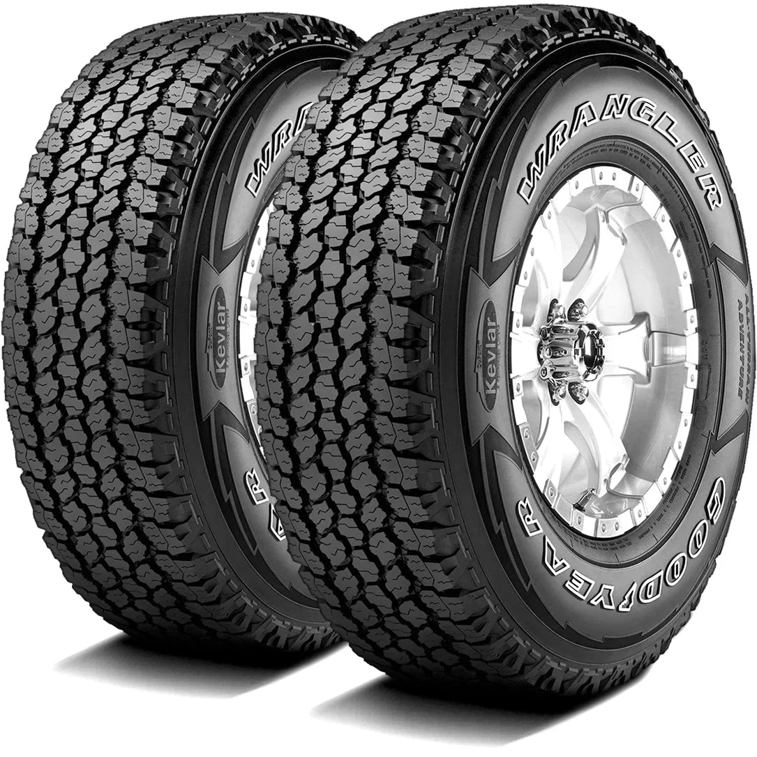 Truck Adventure Light with Wrangler Kevlar 275/65R18 Tire Terrain 116T All Goodyear All-Terrain