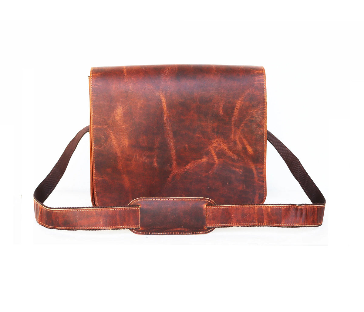 office for MacBook gift bag bag distressed for bag Leather shoulder Handmade men satchel iPad briefcase