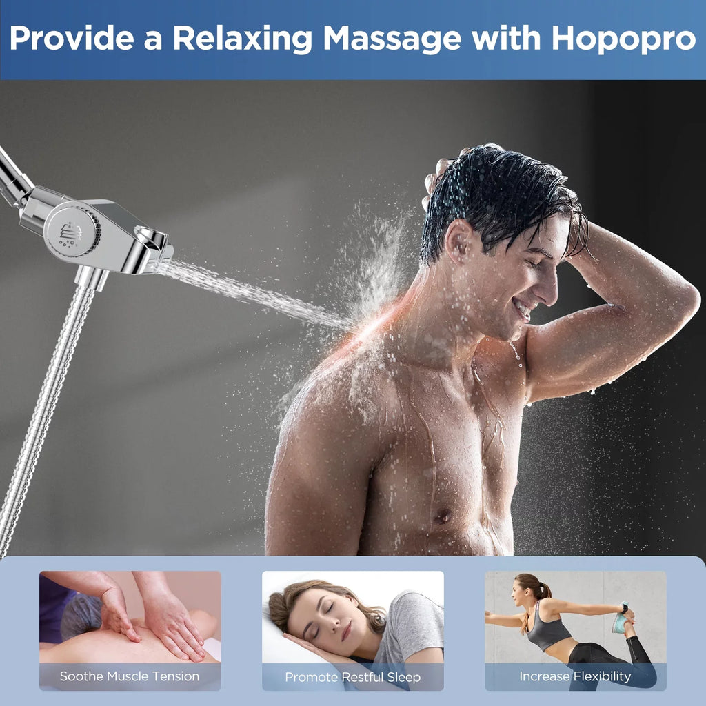 Filter Hand Massage Handheld Shower Shower System Pressure Held SPA Modes Head in Combo Head Showerhead 3 with Shower and HOPOPRO 1 5 High