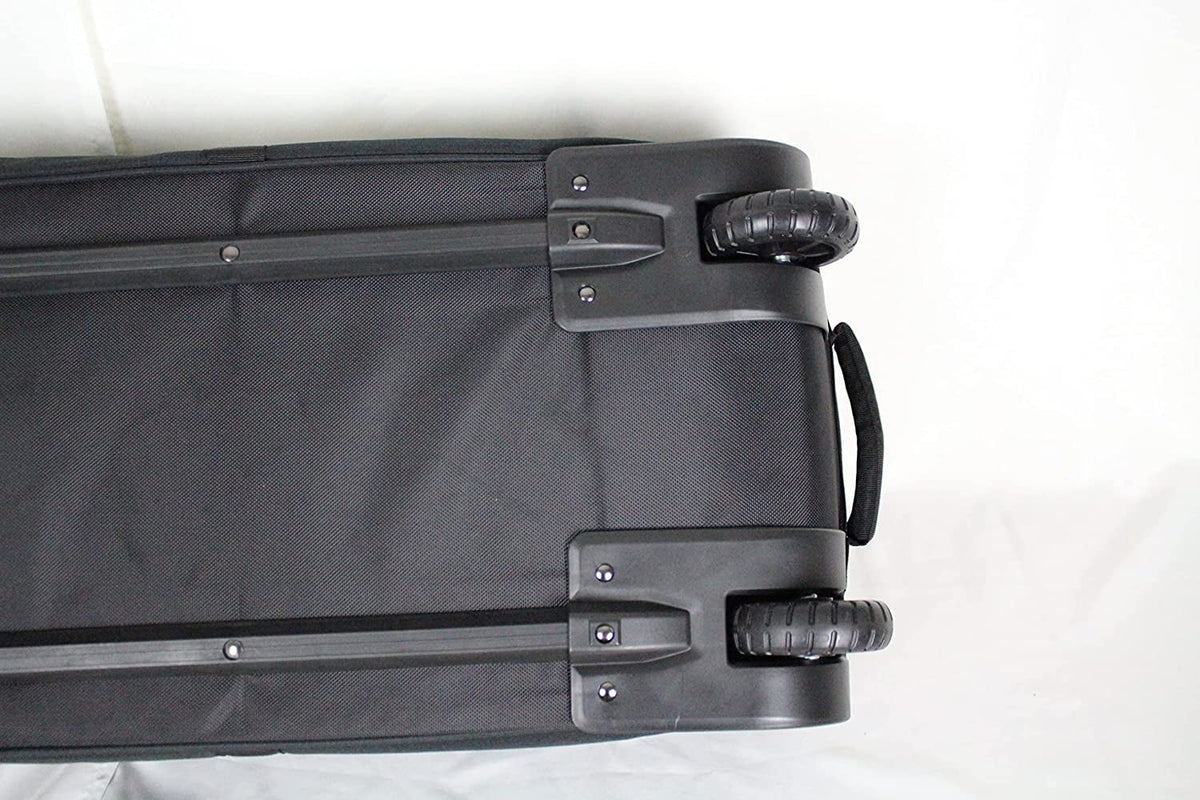 Wheels For Double To Oversized Two Boot Rolling With Travel, Pockets, Bag, Ski Bag External Load, Padded Double Air Ski Easy