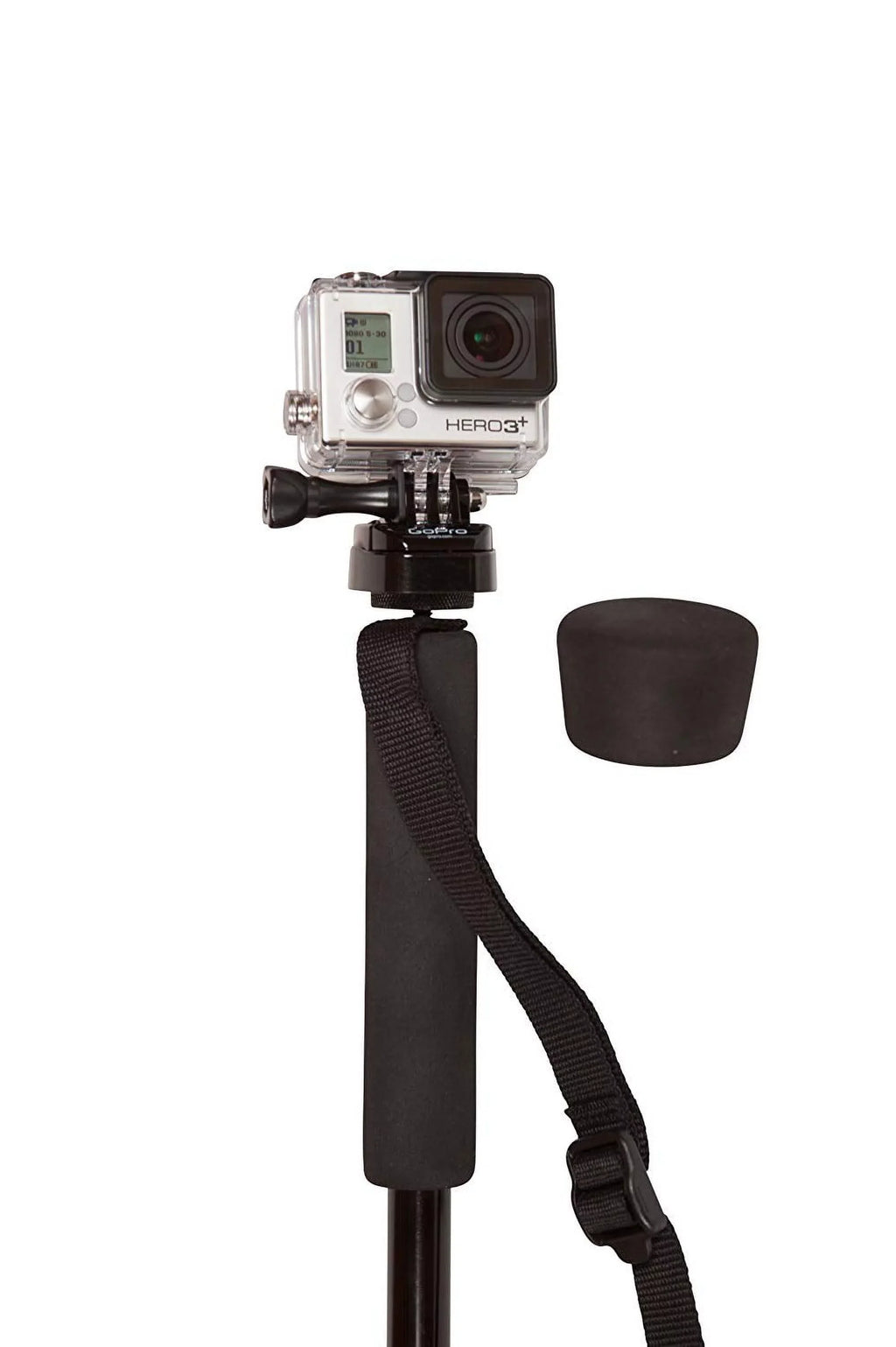 York Rubber Digital Feet, Collapsible Poles Locks, and Flip Camera & Pair Trekking Nordic Hiking with Mount,