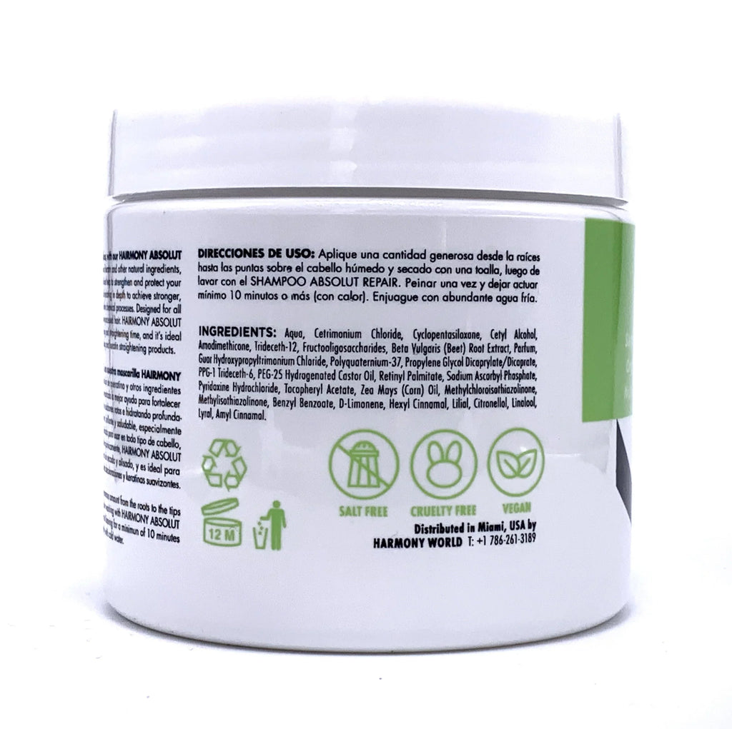 '- Fl 16 Hairmony Hair Professional el Mask Absoluta Repair cabello para Mascara Absolut Reparadora oz