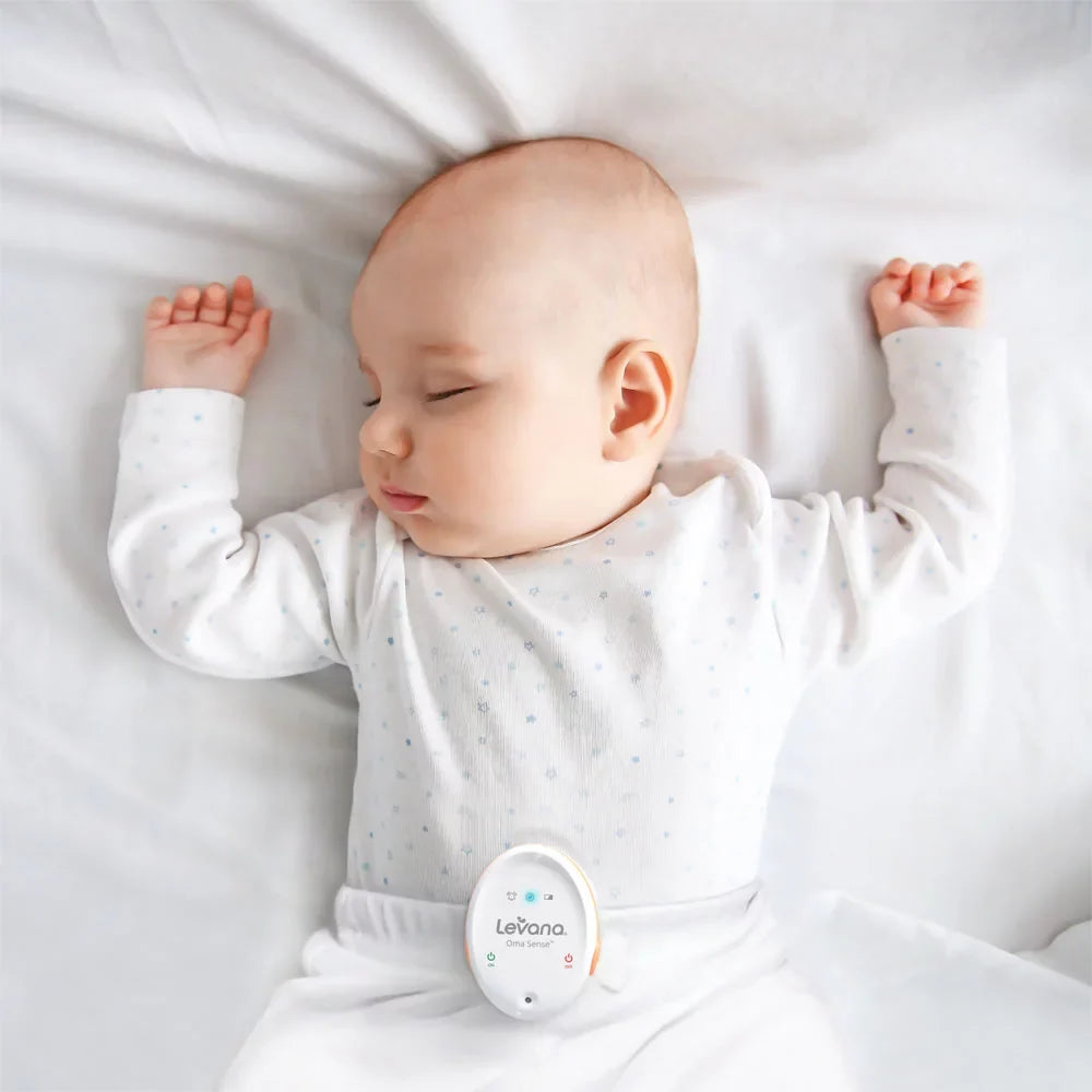 Breathing Parents Baby Levana Stimulate and Audible and Baby Monitor with Alert Designed Vibrations Sense Portable Movement Alerts to Oma™